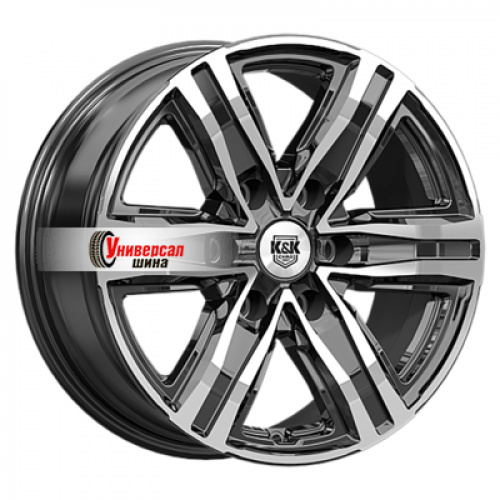 7,5*17 6*139,7 ET42 100,1 КиК R8 (КС1174) Алмаз черный - 1