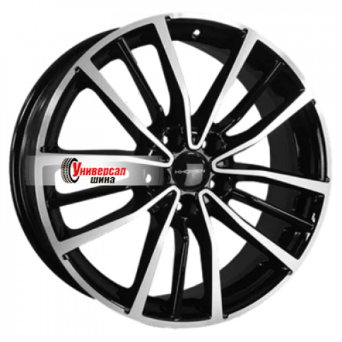 7*18 5*114,3 ET42 67,1 Khomen Wheels KHW1812 Black-FP - 1