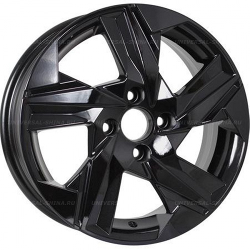 6*15 4*100 ET46 60,1 KDW KD1520 Black Painted - 1