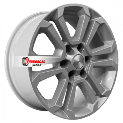 7,5*18 6*139,7 ET30 106,1 Khomen Wheels KHW1817 F-Silver - 1