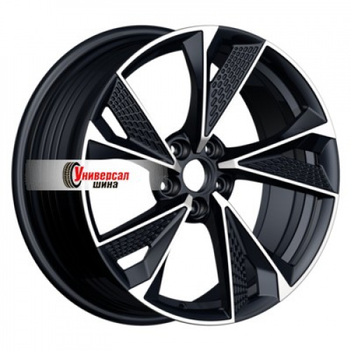 8*18 5*112 ET30 66,45 INCH ULF-R39P Black Machine Face - 1