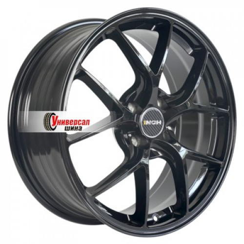 7*17 5*108 ET40 54,1 INCH FA8538 Gloss Black / Machined Face - 1