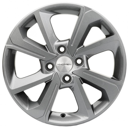 6*15 4*100 ET37 60,1 KHOMEN WHEELS KHW1501 G-SILVER - 1