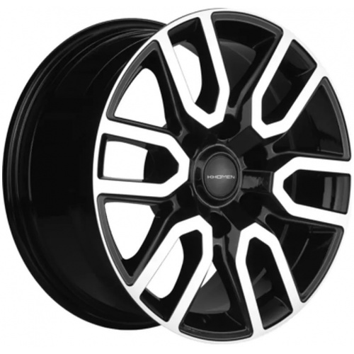 8*17 6*139,7 ET36 100,1 KHOMEN WHEELS KHW1723 Black-FP - 1