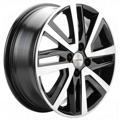 6*16 4*100 ET41 60,1 KHOMEN WHEELS 1609 Black-FP - 1